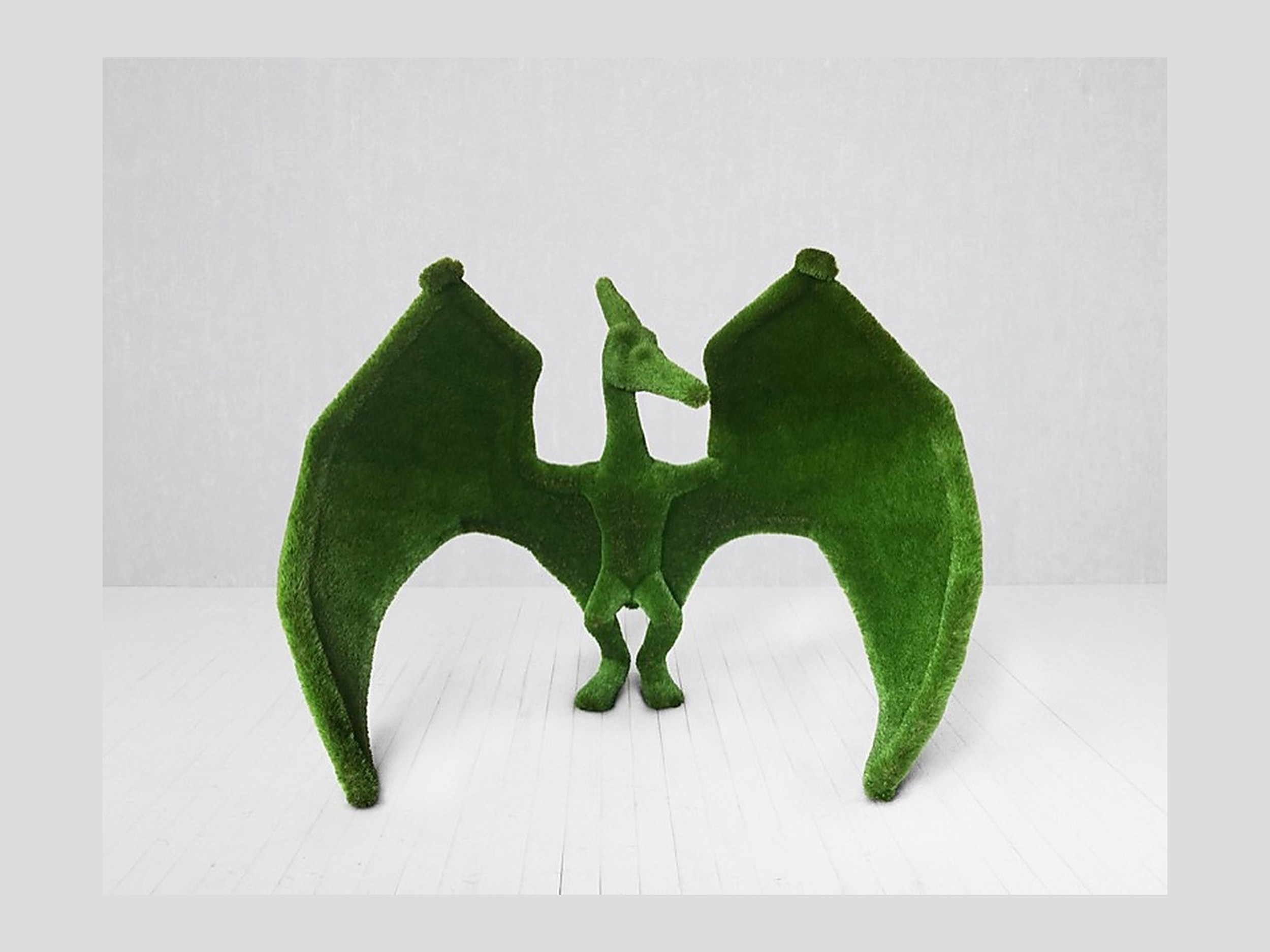 Winged Dinosaur Topiary
