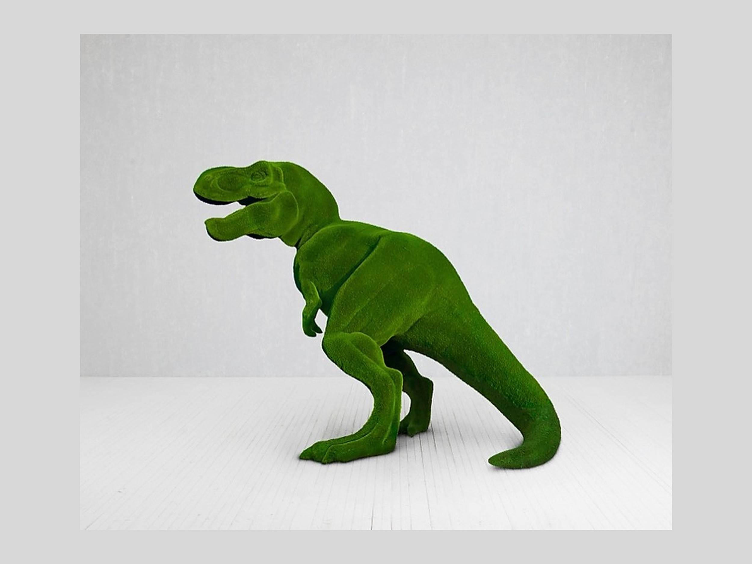 Velvet Textured Dinosaur Topiary Velvet Textured Dinosaur Topiary
