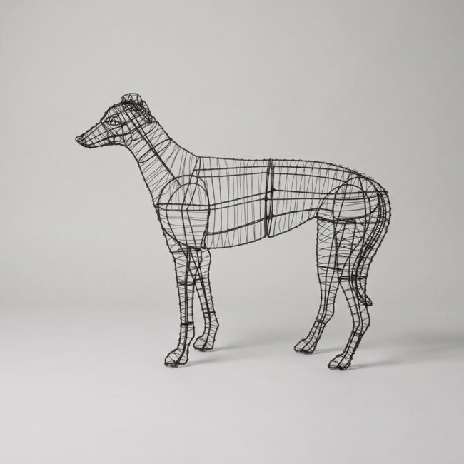 Greyhound Topiary Frame, 37 Inch