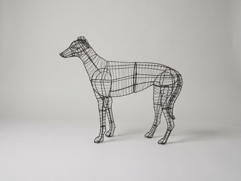 Greyhound Topiary Frame, 37 Inch