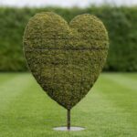 Heart Topiary in Sphagnum Moss, 5 ft
