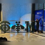 IBM Blue Skies Logo Topiary