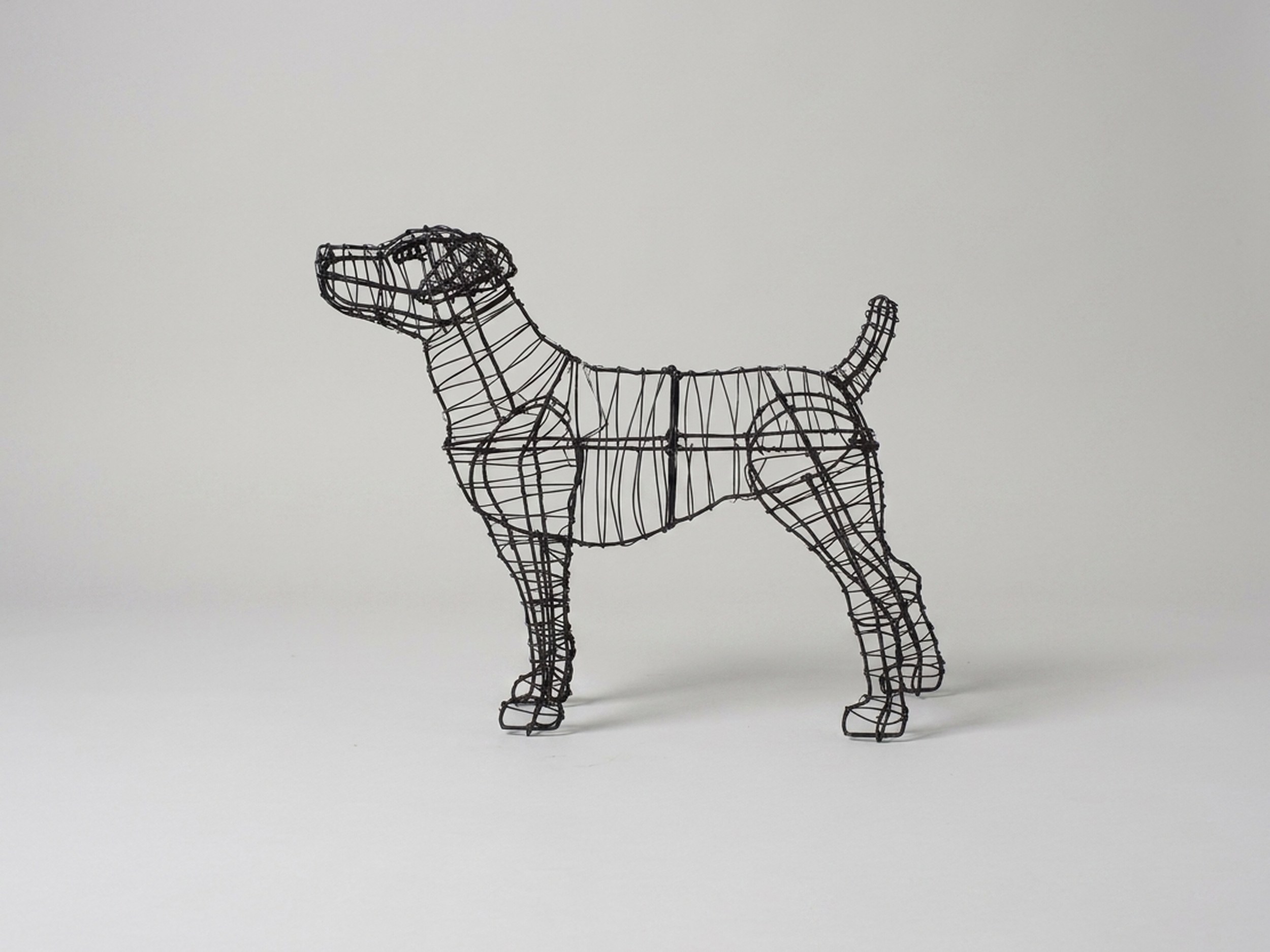 Jack Russell Topiary, Wire frame, 14 in Jack Russell Topiary, Wire frame, 14 in