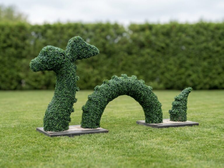 Life-Size Nessie Sauropod Topiary