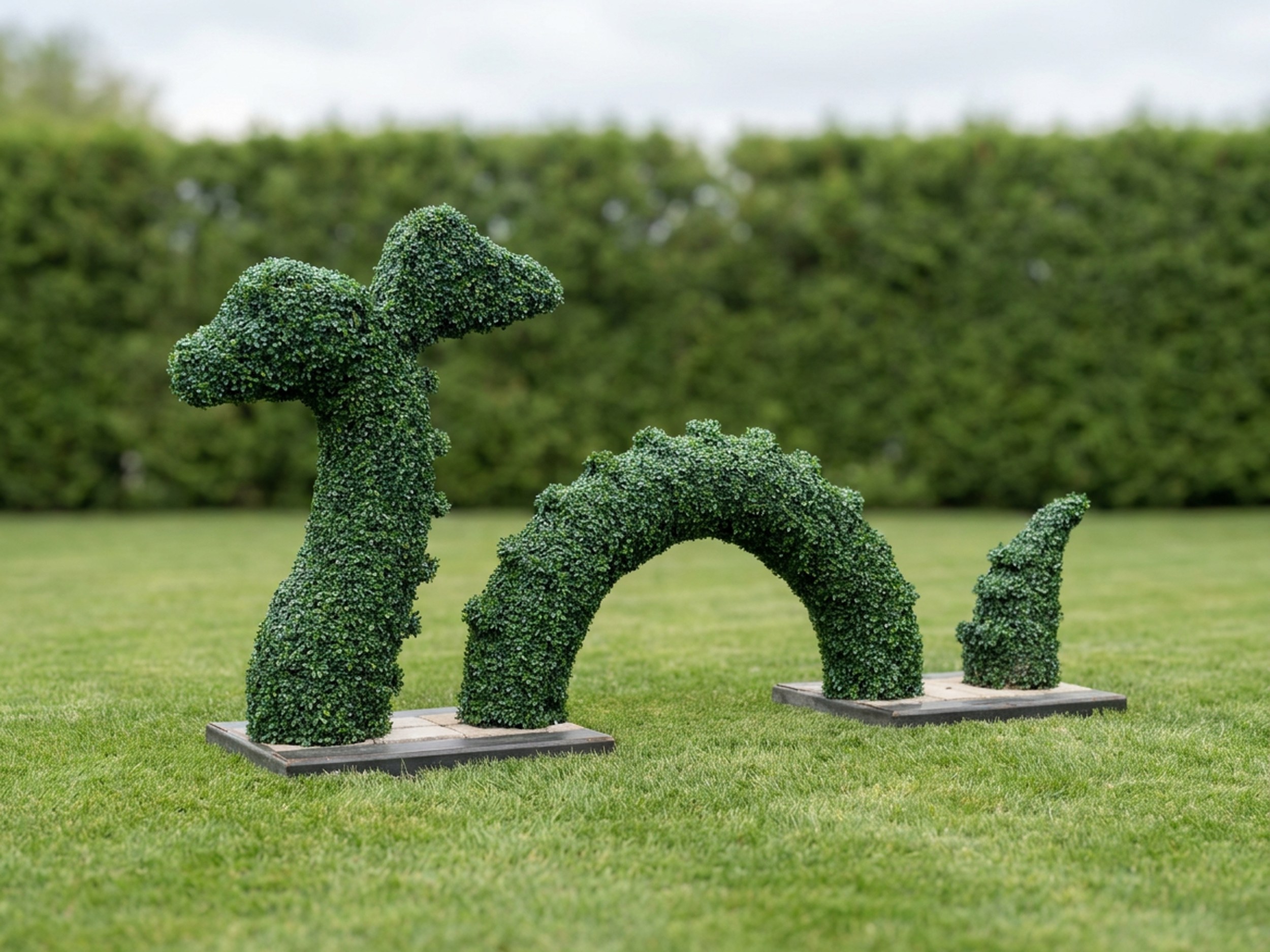 Life-Size Nessie Sauropod Topiary Life-Size Nessie Sauropod Topiary