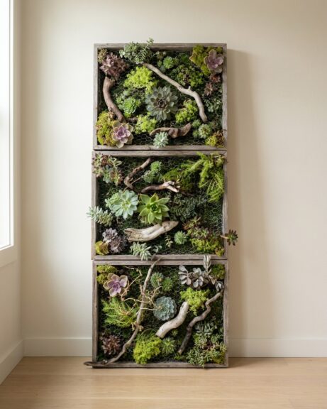 Air Plants / Preserved Foliage Wall Art