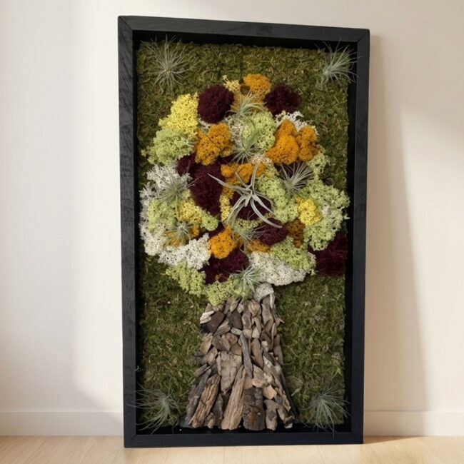 Colorful Trees Living Wall Art