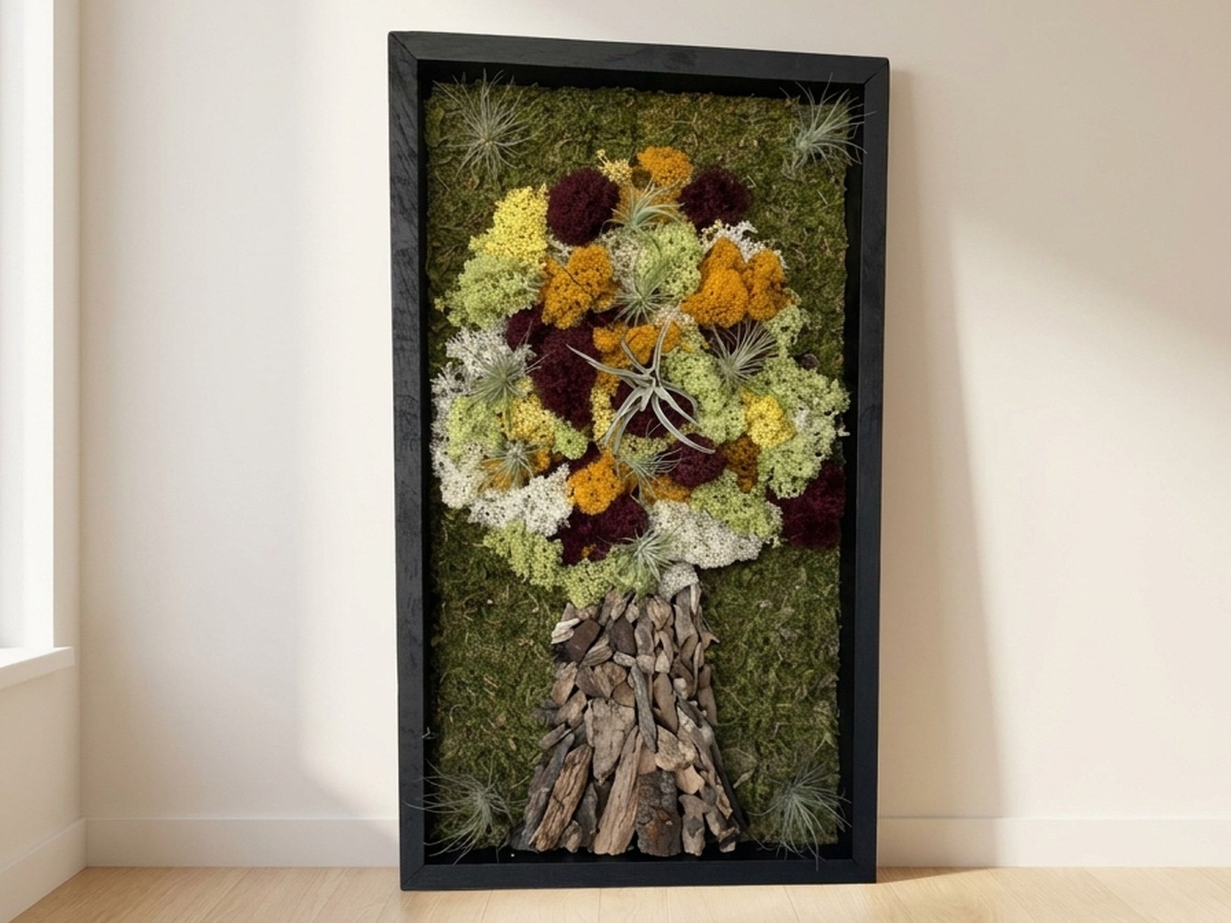 Colorful Trees Living Wall Art