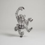 Monkey Funky Wire Frame Topiary, 33 in