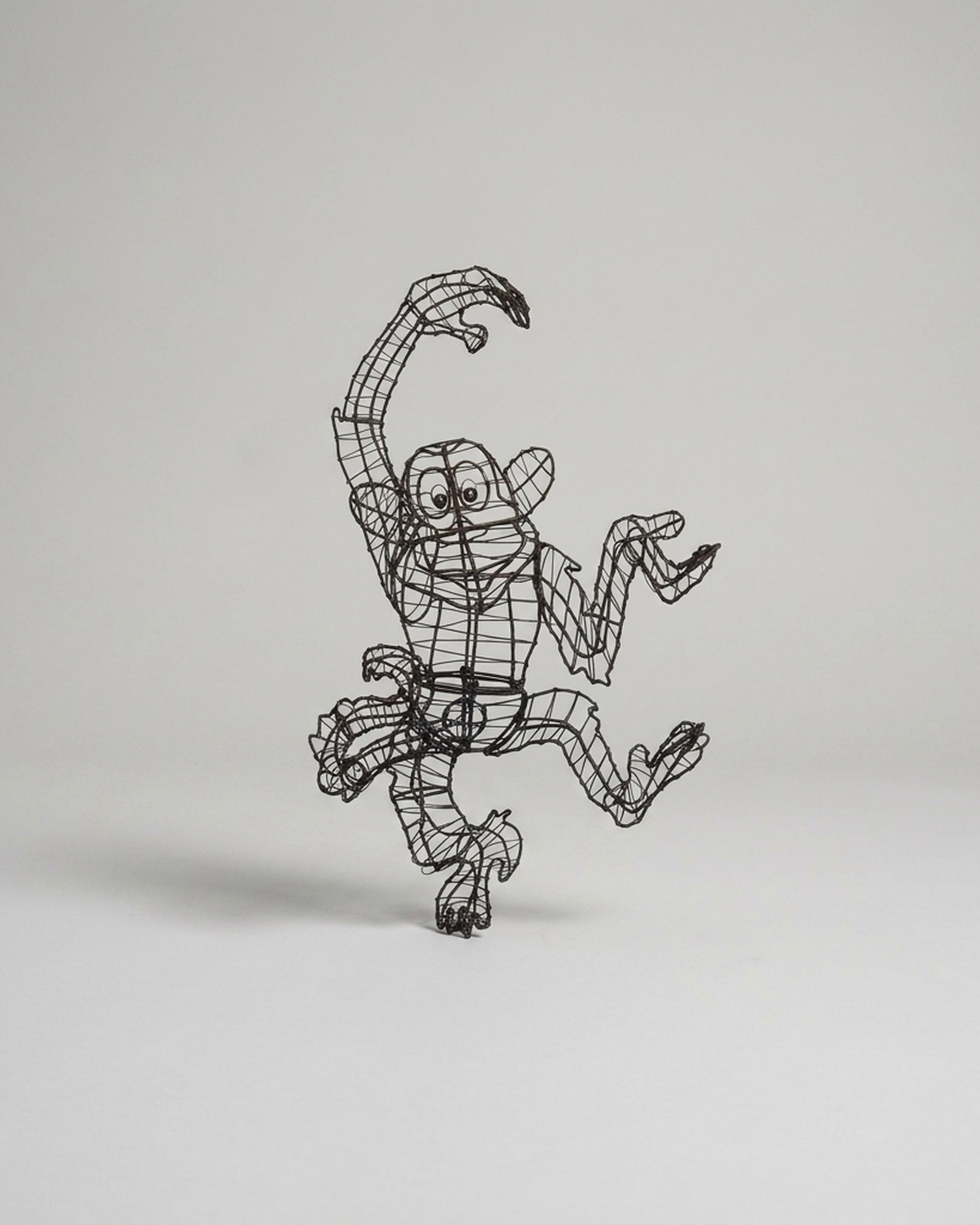 Monkey Funky Topiary, Wire frame, 33 in Monkey Funky Topiary, Wire frame, 33 in