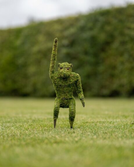 Hanging Monkey Topiary, 39 Inch (Mossed)
