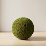 Preserved Moss Ball Topiary, 19 in