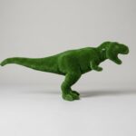 Green Dinosaur Topiary, 18.37 ft