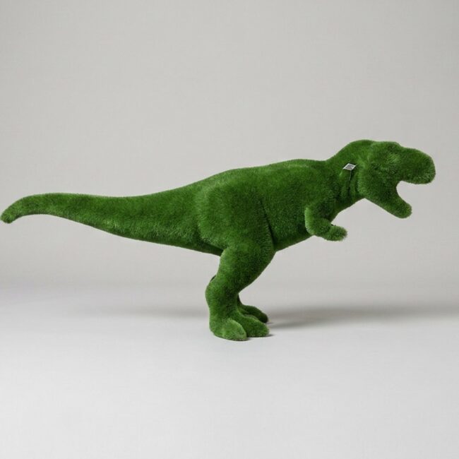 Green Dinosaur Topiary, 18.37 ft