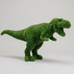 Tyrannosaurus Rex Grass Topiary Sculpture, 4.92 ft