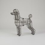 Poodle Topiary Frame, 17 inch