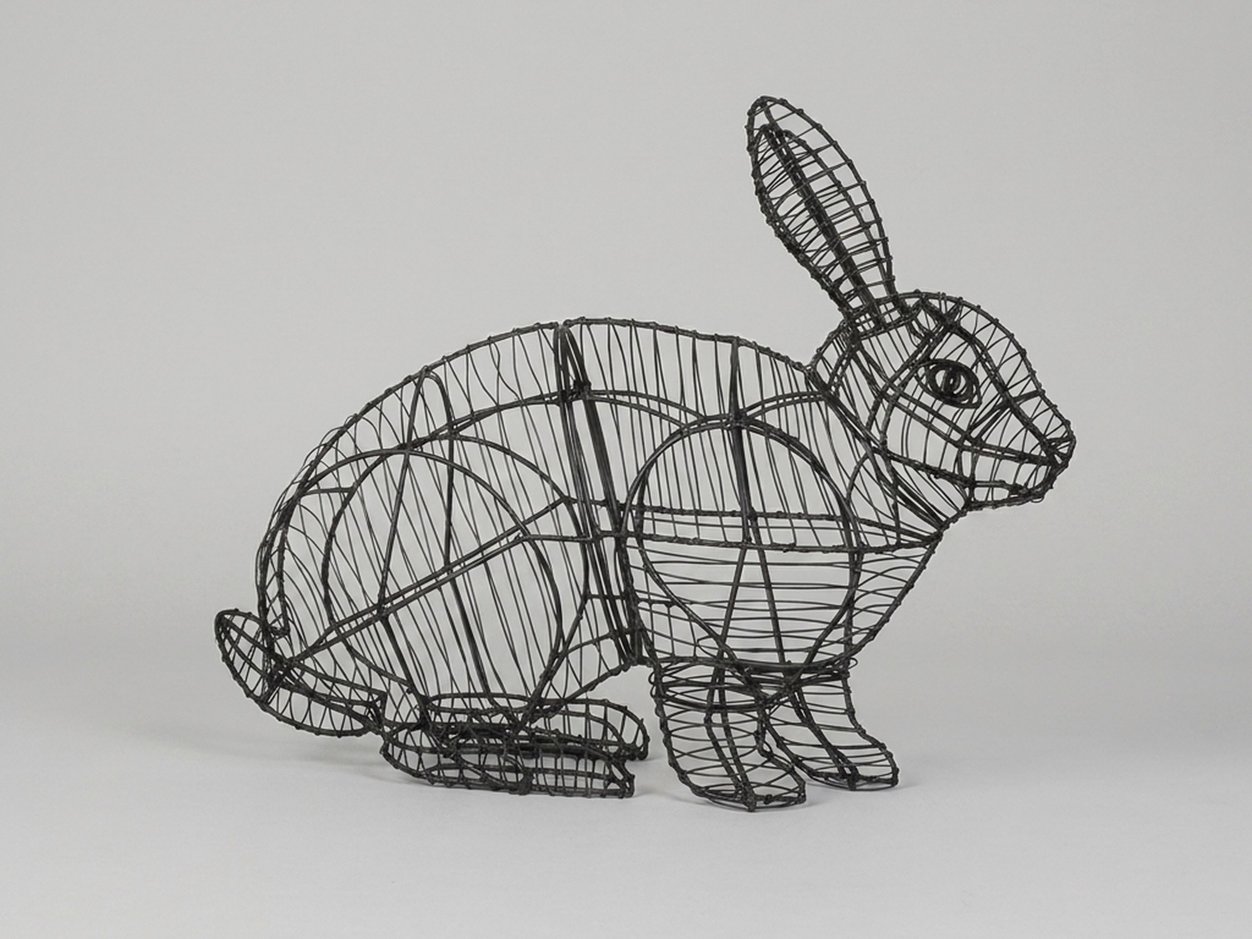 Hopping Rabbit Topiary, Wire frame, 13–20 in Hopping Rabbit Topiary, Wire frame, 13–20 in