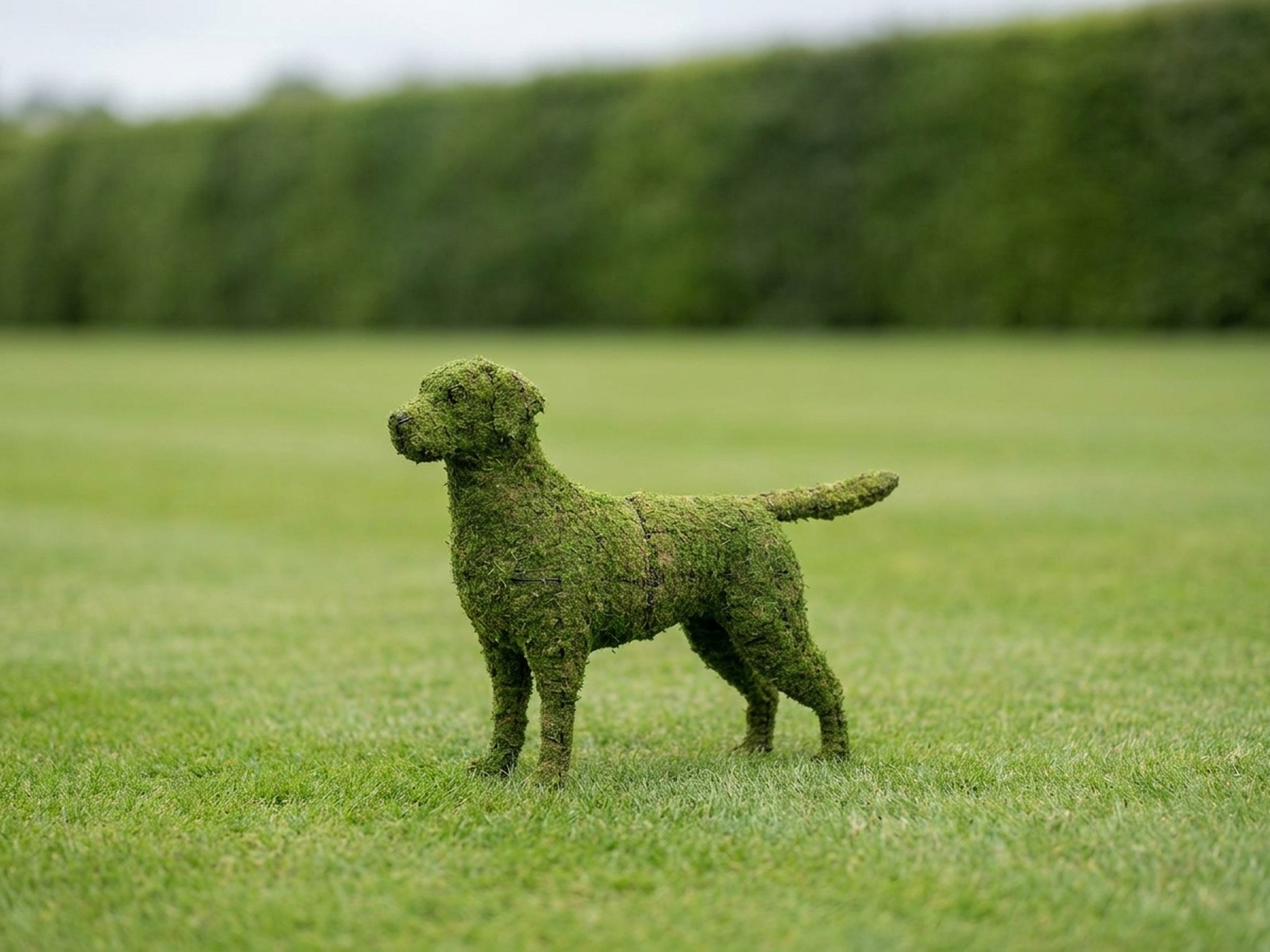 Labrador Retriever Topiary, Mossed, 30 in Labrador Retriever Topiary, Mossed, 30 in