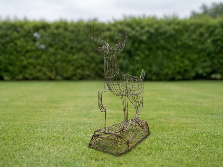 Running Deer Topiary Frame, 60 in High