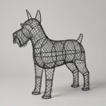 Schnauzer Topiary, 18 Inch (Frame)