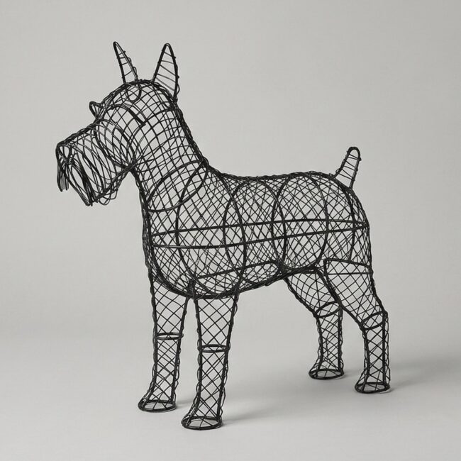 Schnauzer Topiary, 18 Inch (Frame)