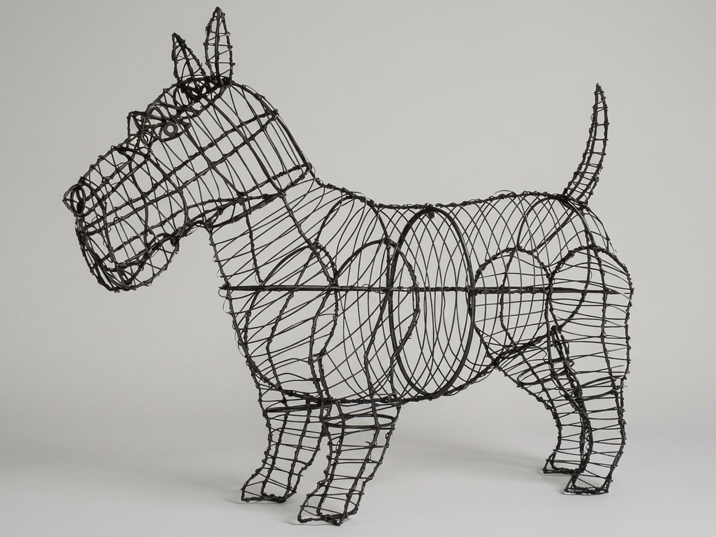 Scottie Dog Topiary Frame, 18 Inch Scottie Dog Topiary Frame, 18 Inch