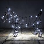 Scottie Lit Wire-Frame Topiary, 18 in