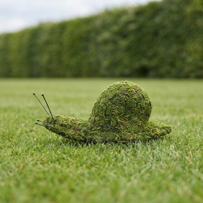 Snail Topiary, 6 Inch (Mossed)