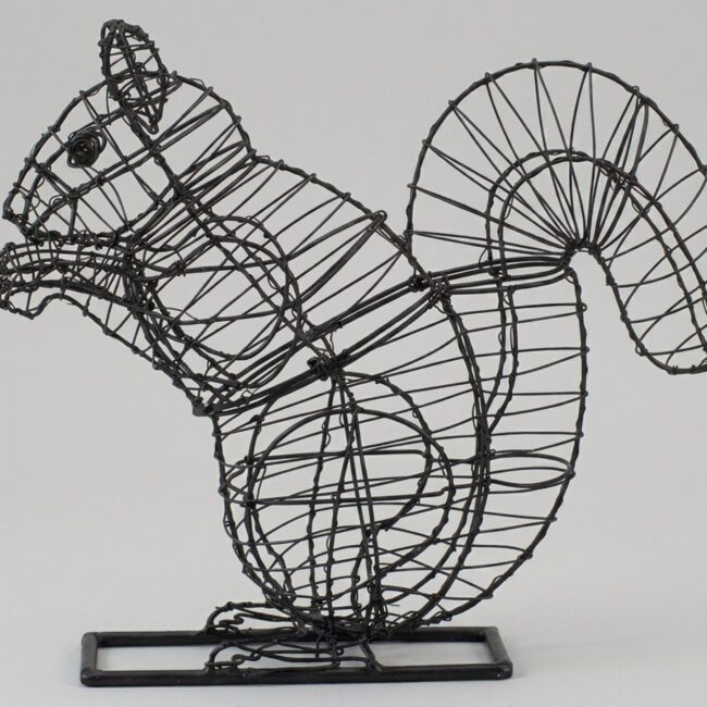 Squirrel Wire Frame Topiary, 12–18 in
