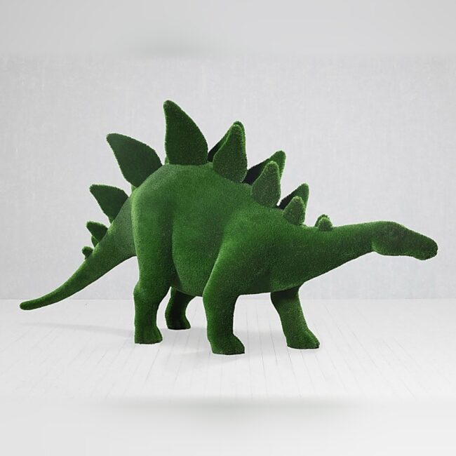 Stegosaurus Topiary Sculpture, 8.7 Ft