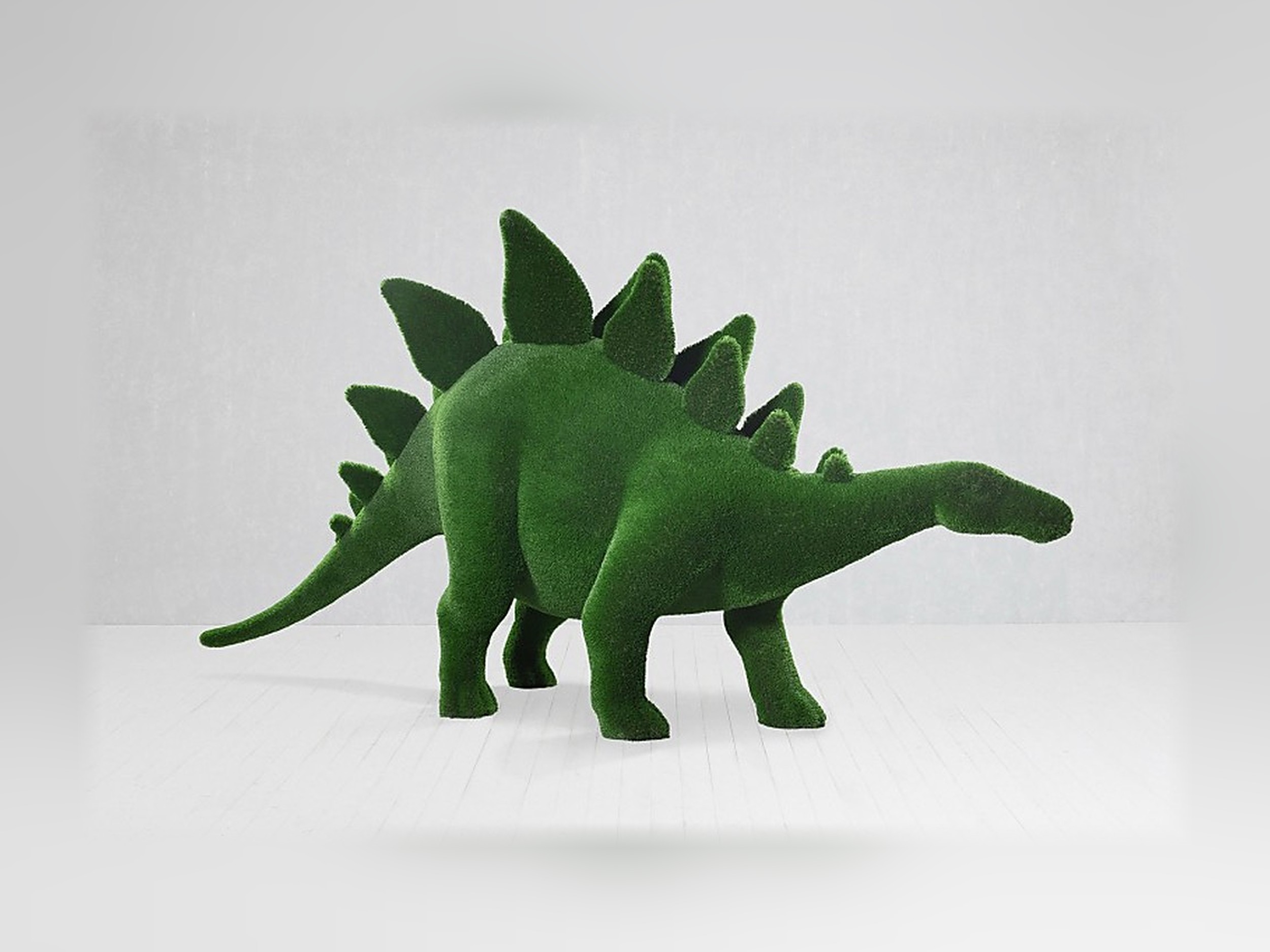 Stegosaurus Topiary Sculpture, 8.7 Ft Stegosaurus Topiary Sculpture, 8.7 Ft