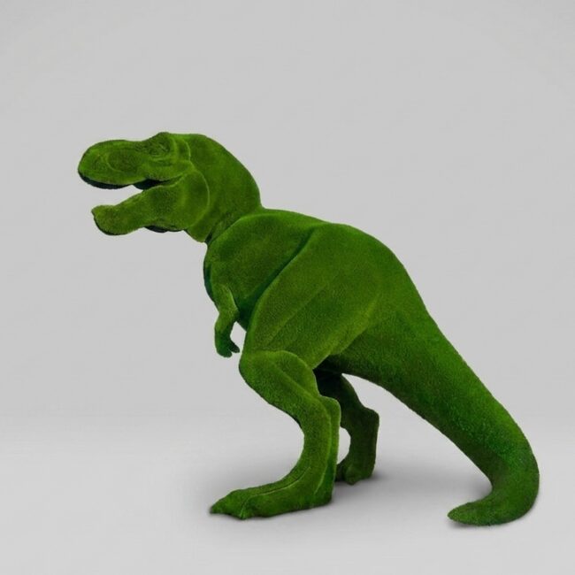T-Rex Topiary Sculpture, 11.81 ft