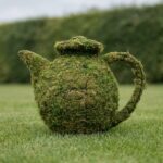 Teapot Topiary, 13 Inch (Mossed)