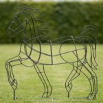 Dancing Horse Topiary Frame, 48 in