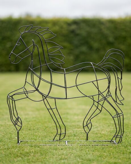 Dancing Horse Topiary Frame, 48 in