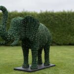 Custom Lifesize Topiary Elephants