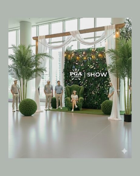 The PGA Show, built in modules and struck in a night.