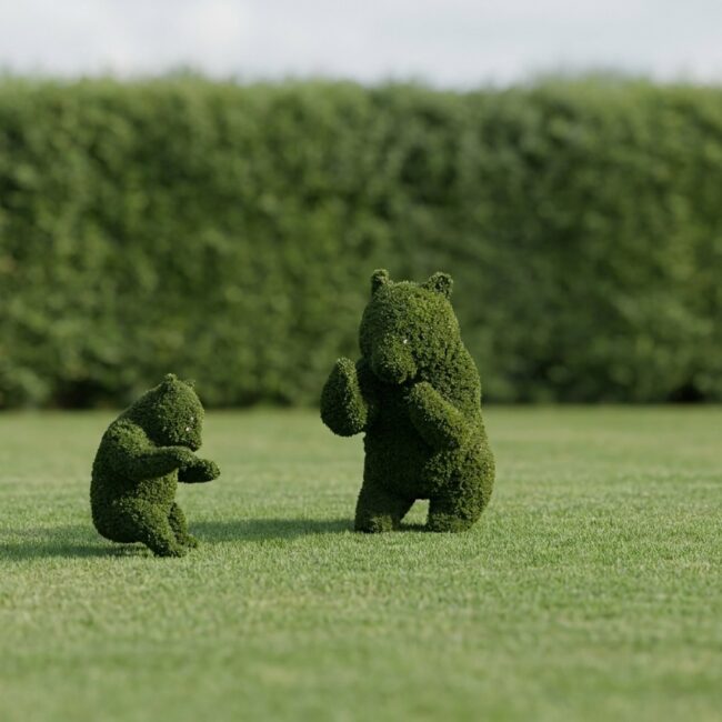 Custom Bear Topiary