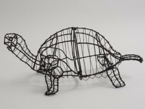 Turtle Topiary, Wire frame, 5–12 in