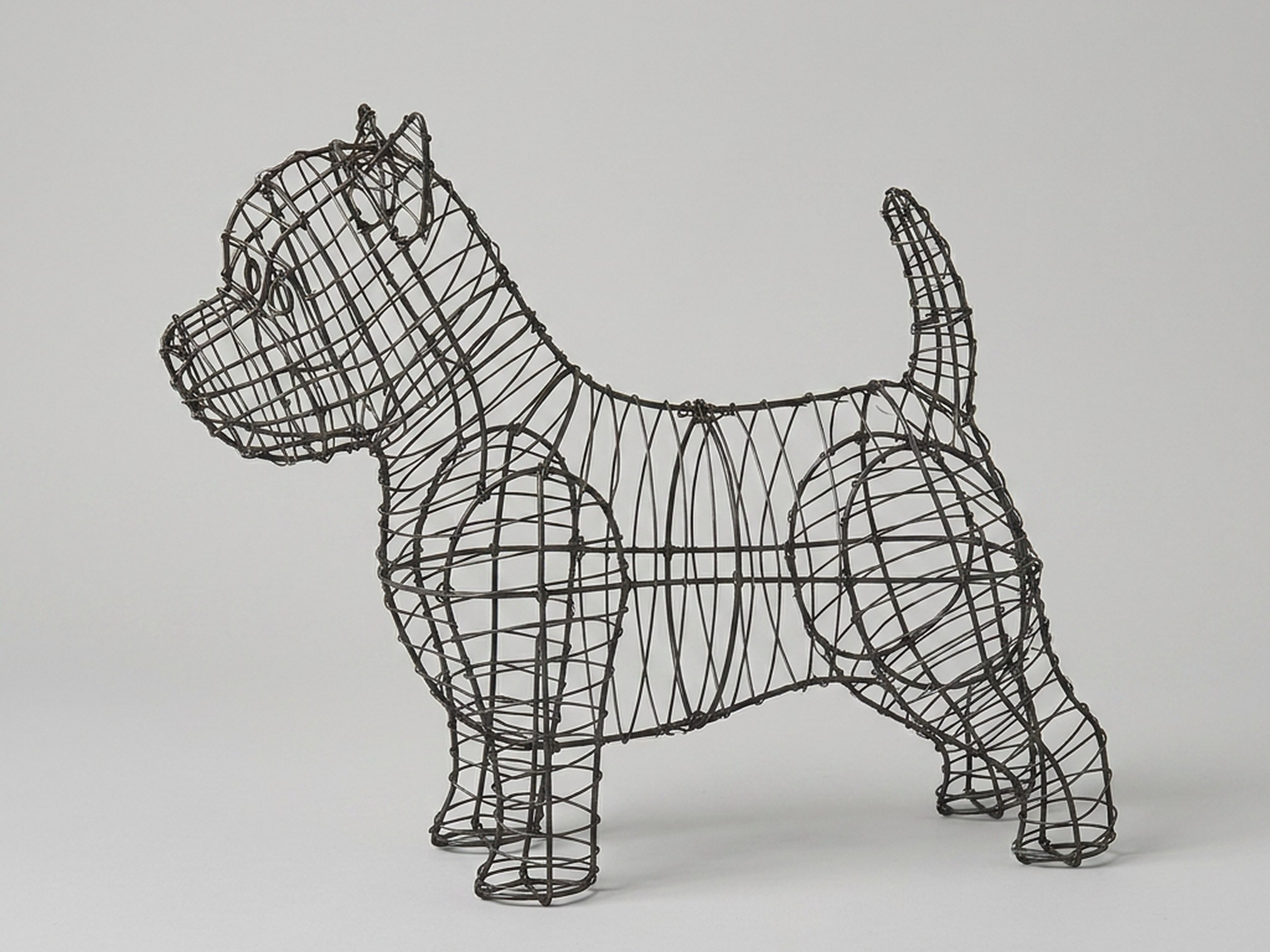 Westie Dog Topiary, Wire frame, 14 in
