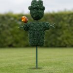 Whimsical Scarecrow Topiary, 4 Ft