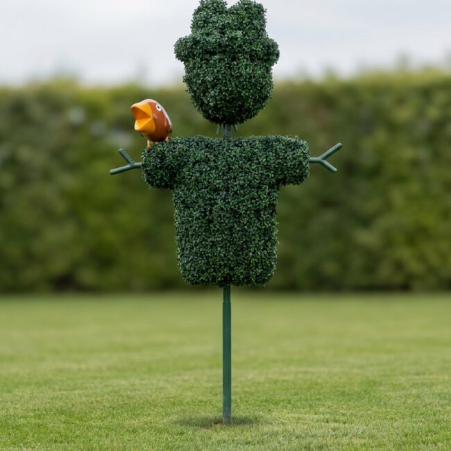 Whimsical Scarecrow Topiary, 4 Ft