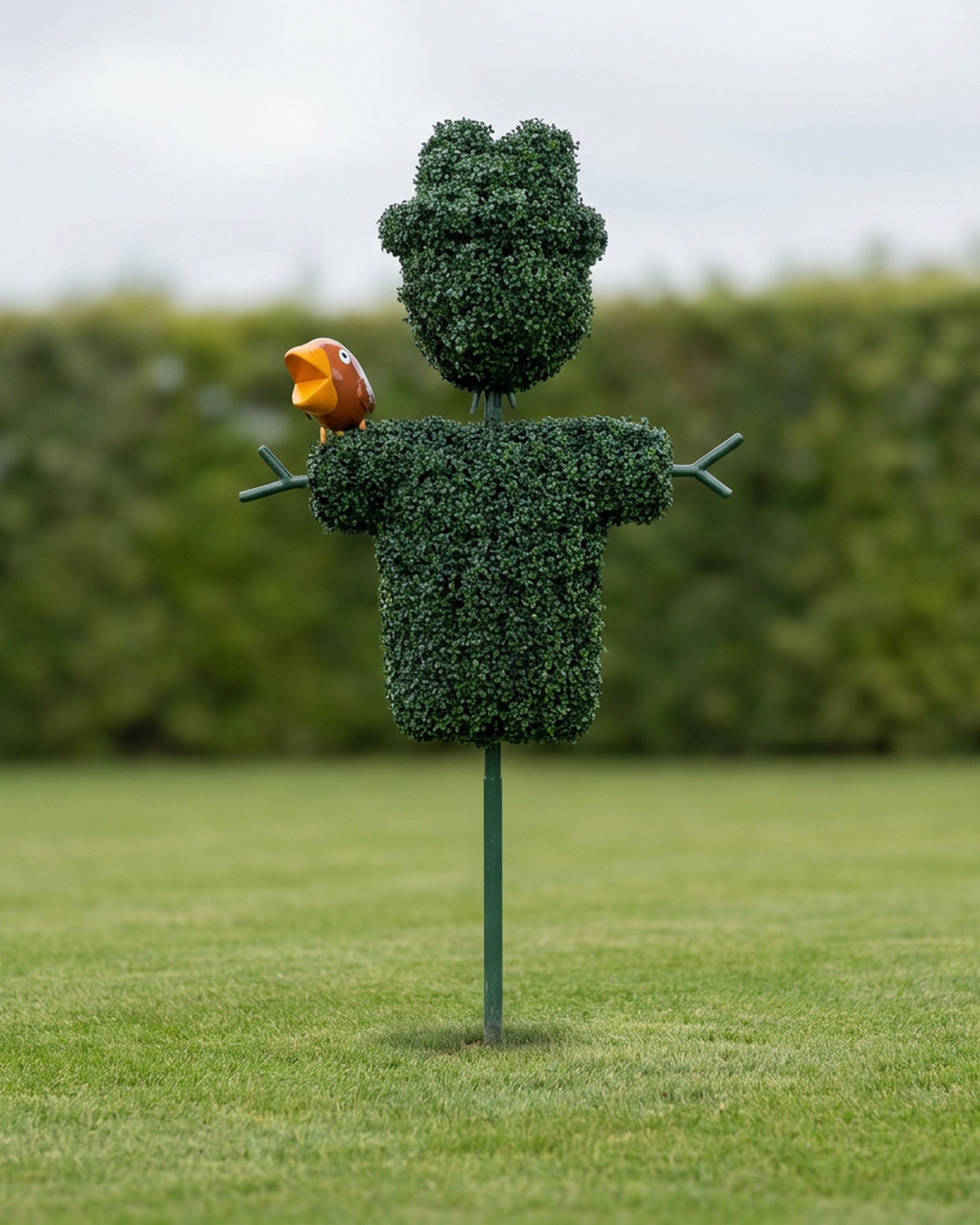 Whimsical Scarecrow Topiary, 4 ft