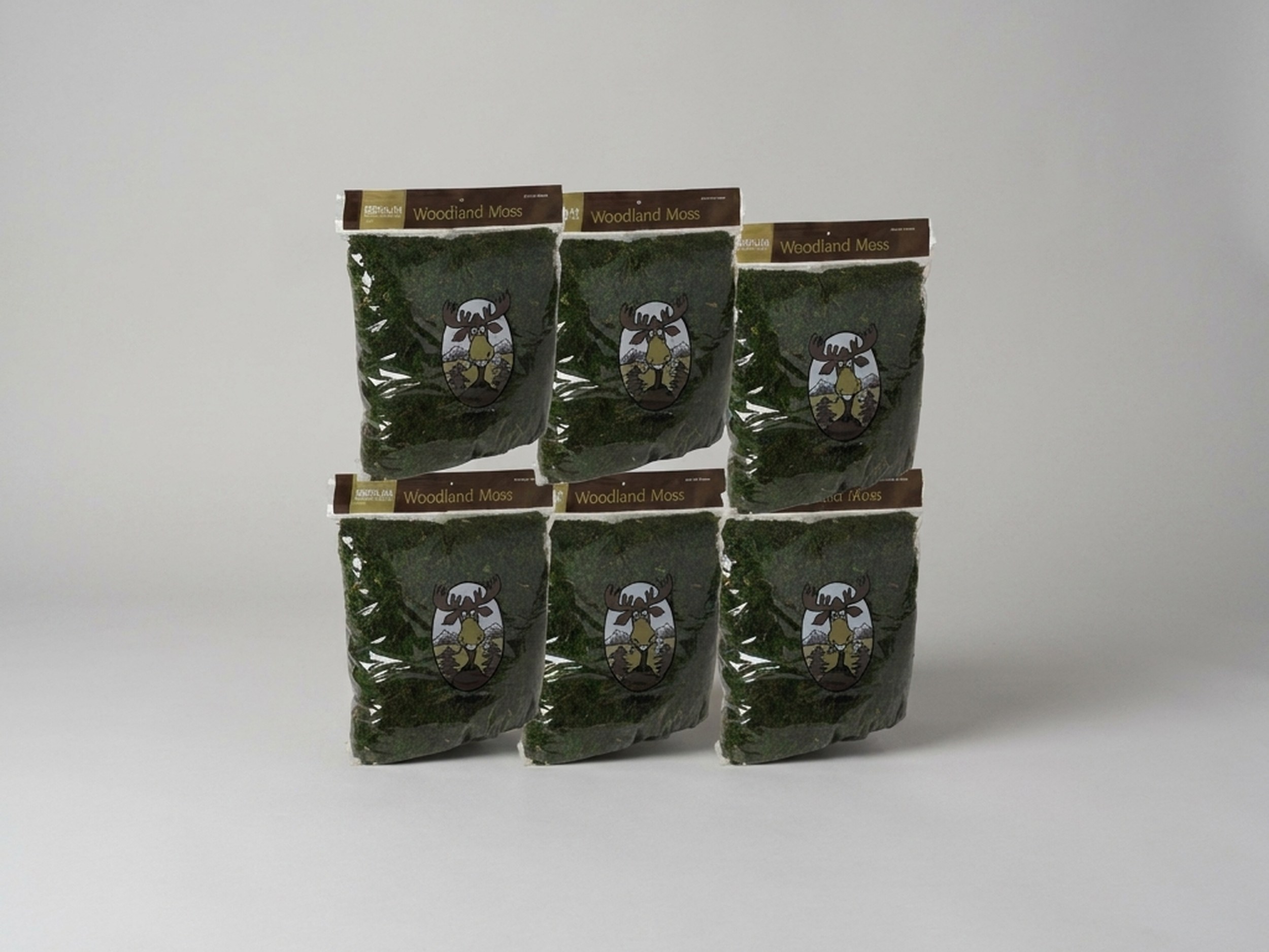 Woodland Moss in Bags, 2 Cu Ft (6 Bags) Woodland Moss in Bags, 2 Cu Ft (6 Bags)