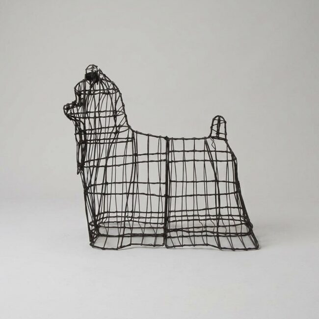Yorkie Topiary Frame, 15 in.