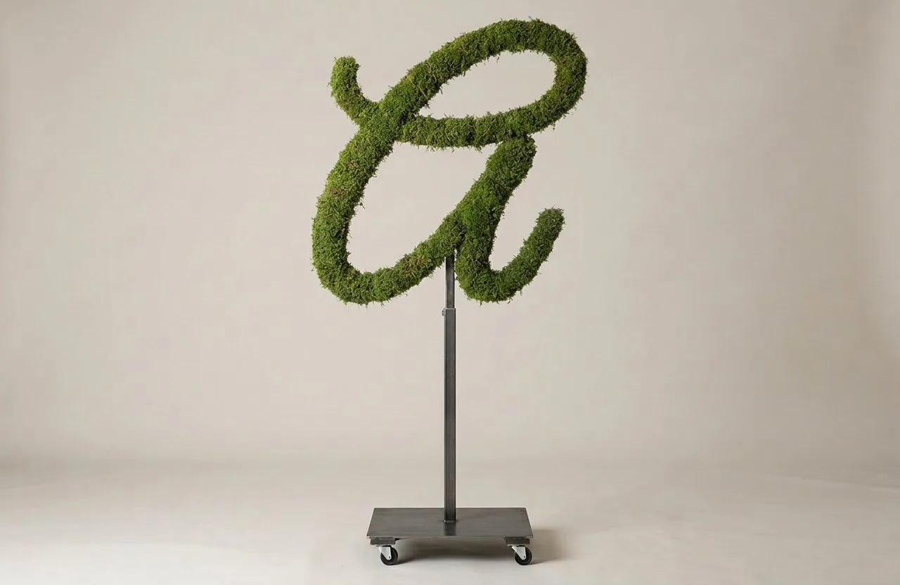 Monogram Letter A Topiary Frame, 72–90 in Monogram Letter A Topiary Frame, 72–90 in