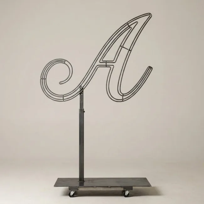 Monogram Letter A Topiary Frame, 72–90 in