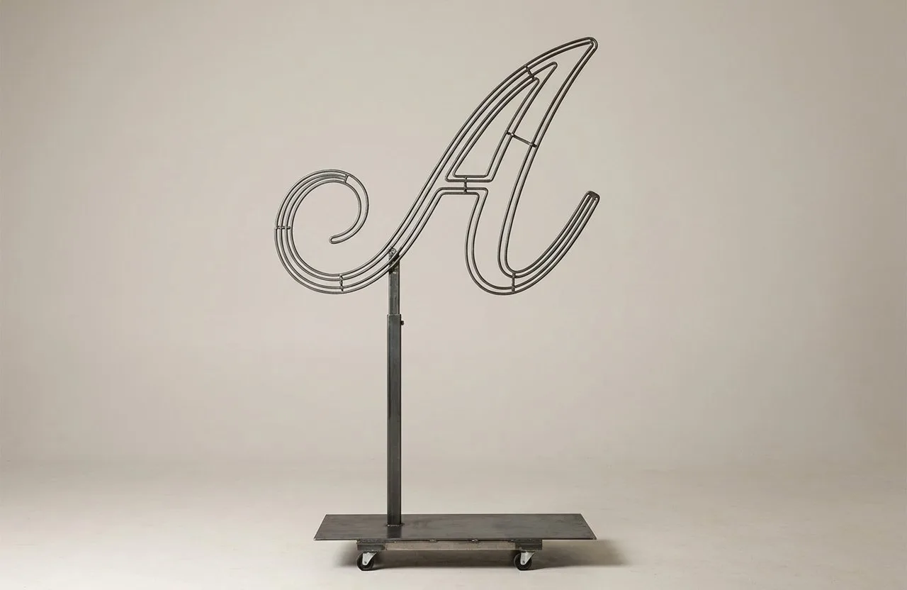 Monogram Letter A Topiary Frame, 72–90 in Monogram Letter A Topiary Frame, 72–90 in