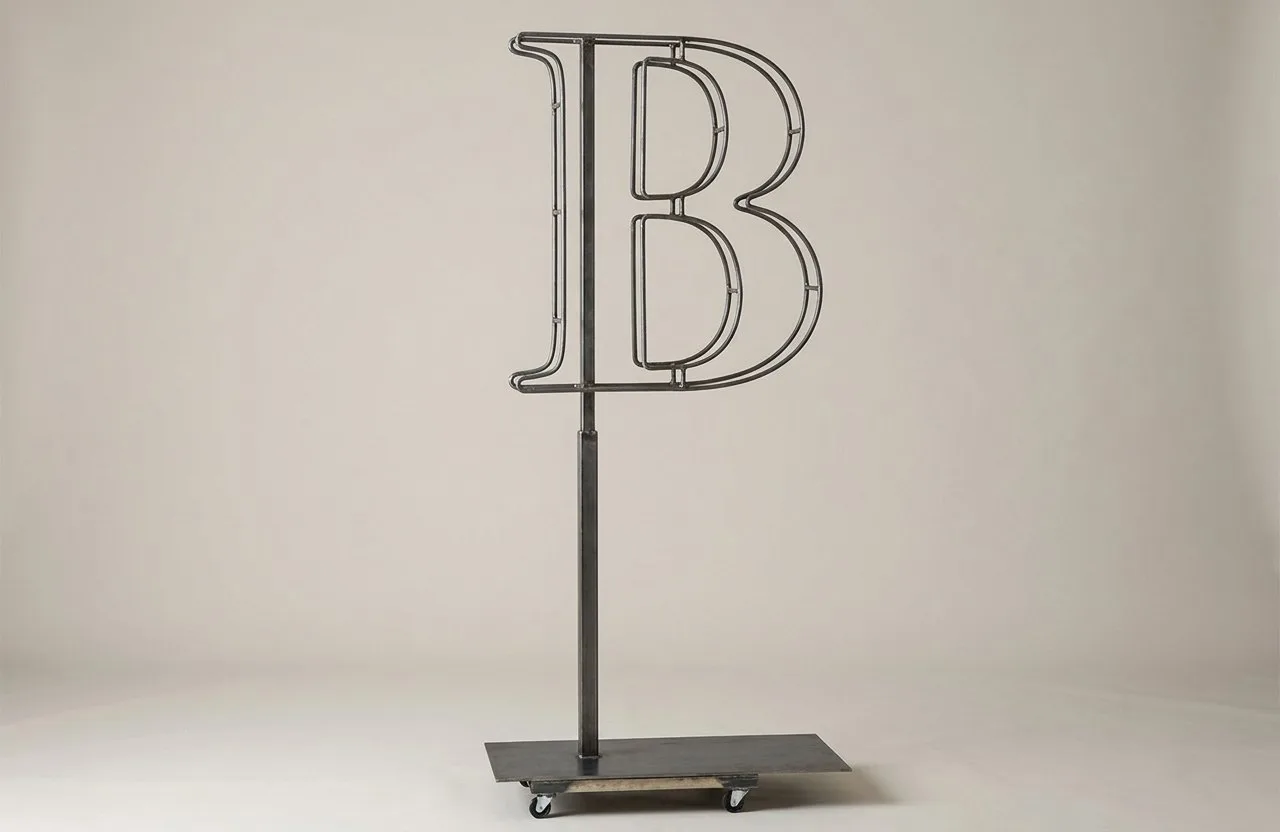 Monogram Letter B Topiary Frame, 72–90 in Monogram Letter B Topiary Frame, 72–90 in