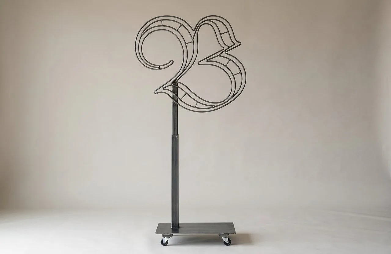 Monogram Letter B Topiary Frame, 72–90 in Monogram Letter B Topiary Frame, 72–90 in